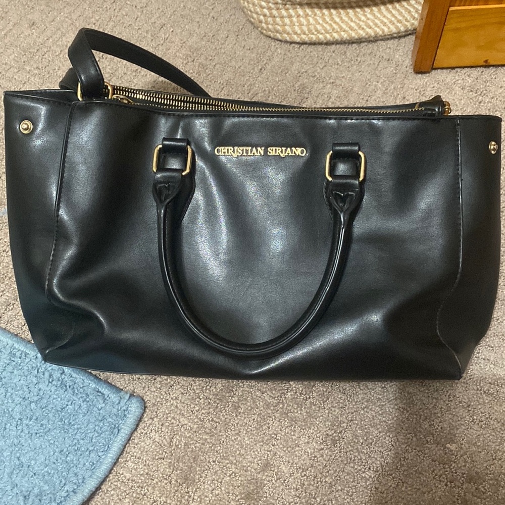 Black hand bag - marshalls